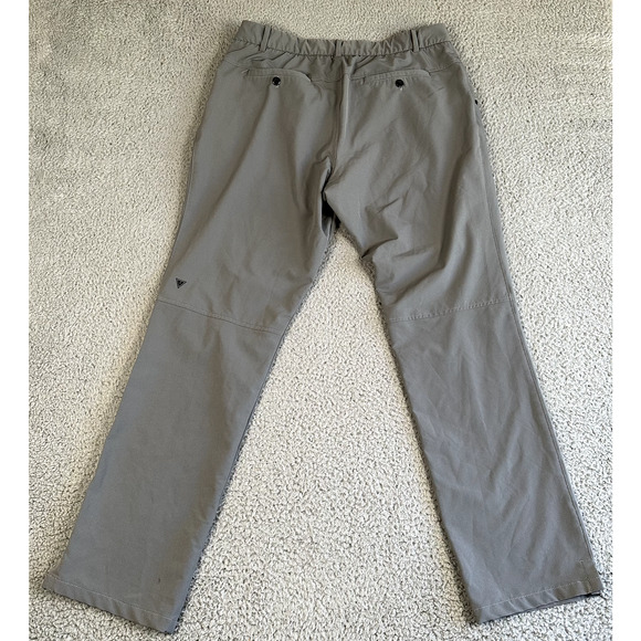 Yogasmoga Pants Men's XL Gray D'or Hybrid Straight Leg Activewear Zip Pocket - Picture 13 of 15